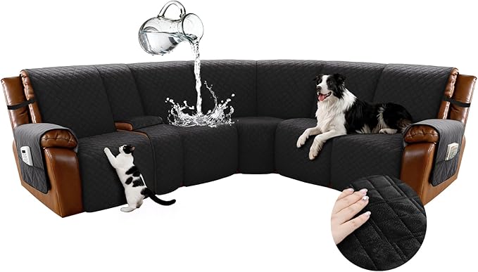 Arfntevss Waterproof Recliner Sectional Couch Covers by Arfntevss