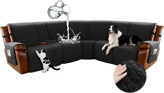 Arfntevss Waterproof Recliner Sectional Couch Covers by Arfntevss