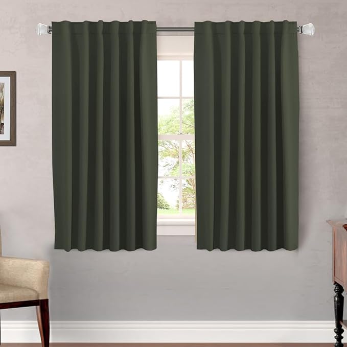 H.VERSAILTEX Blackout Curtains Thermal Insulated Window Treatment Panels Room by HVERSAILTEX