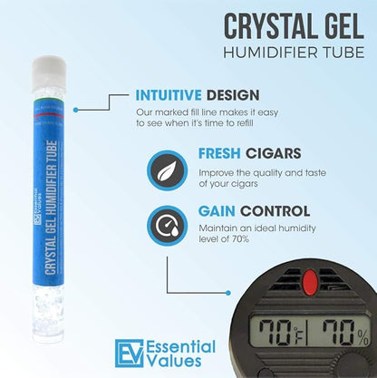 Essential Values 2 Pack Cigar Humidor Packets, Tubes - Image 4
