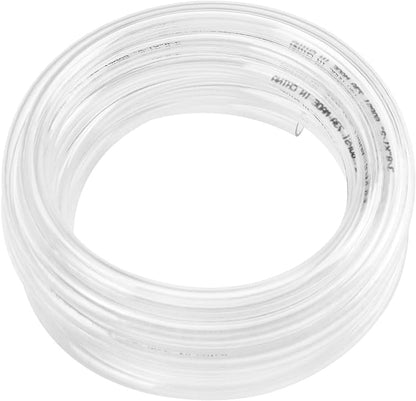 Eastrans 25ft x 1" ID Clear Vinyl Tubing, Flexible Hybrid PVC Tubing Hose by EASTRANS