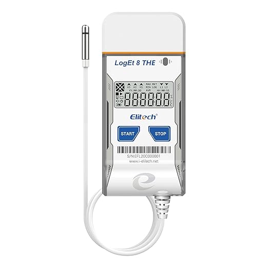 Elitech USB Temperature Humidity Data Logger Reusable Temperature Recorder High by Elitech