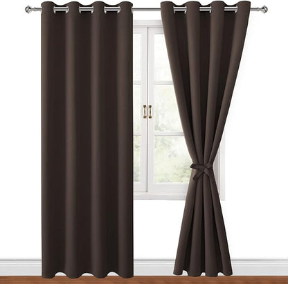 Hiasan Blackout Curtains for Bedroom, 52 x 96 Inches Long by Hiasan