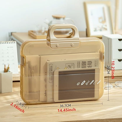 Clear Waterproof Document Storage Box - Image 5