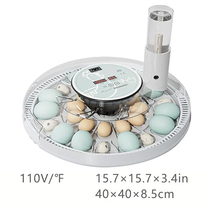 MeeF incubators for Hatching 28 Eggs, Independent atomizing humidifier - Image 8