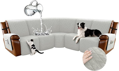 Arfntevss Waterproof Recliner Sectional Couch Covers by Arfntevss