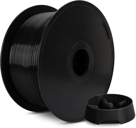 3KG PLA Filament 1.75mm Black, Clog-Free 3D Printer Filament Dimensional by JAREES