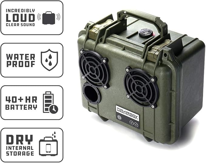 DemerBox: Waterproof, and Rugged Outdoor Bluetooth Speakers. Loud Sound - Image 3