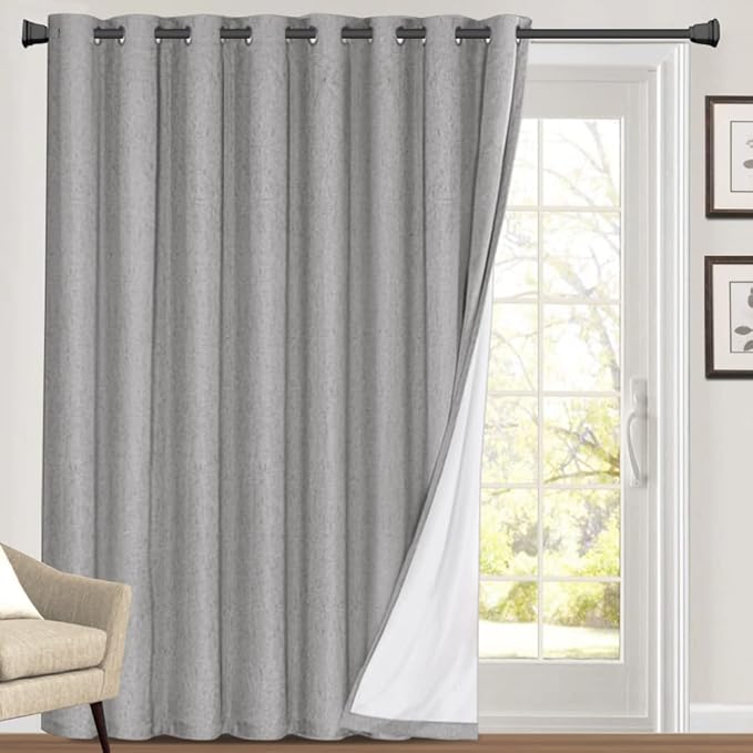 PrinceDeco 100% Blackout Curtains Thermal Curtains by PrinceDeco