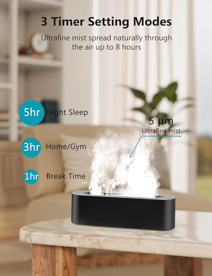 Flame Air Diffuser, Humidifier, Essential Oil Diffuser - Image 5