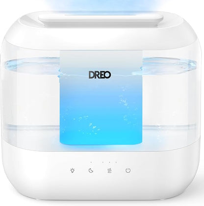 Dreo Humidifiers for Bedroom, 4L Top Fill for Large Room, 36H Runtime, 28 dB by DREO