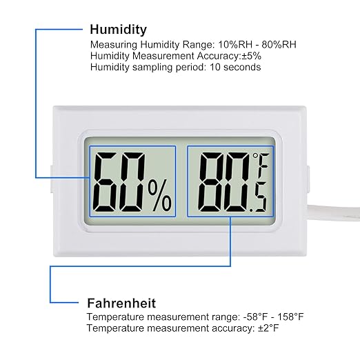 3Pcs Mini Digital Thermometer Hygrometer - Image 4