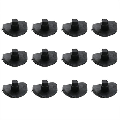 HJGarden 20pcs 3/4" Coved Stem Natural Bumper Glide Black Increased by HJGarden