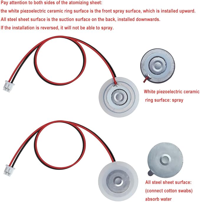 2Pcs DC5V Humidifieration Atomization Disc Type-C Interface 1 To 2 Double - Image 5