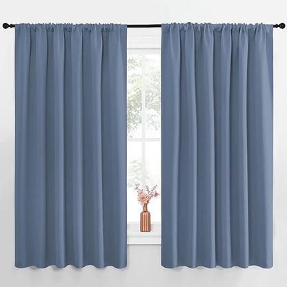 NICETOWN Blackout Curtains for Bedroom, Window Treatment Energy Saving Thermal by NICETOWN
