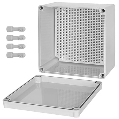 Junction Box，7.9"x 7.9"x 5.1" Outdoor Electrical Box by HoHaing