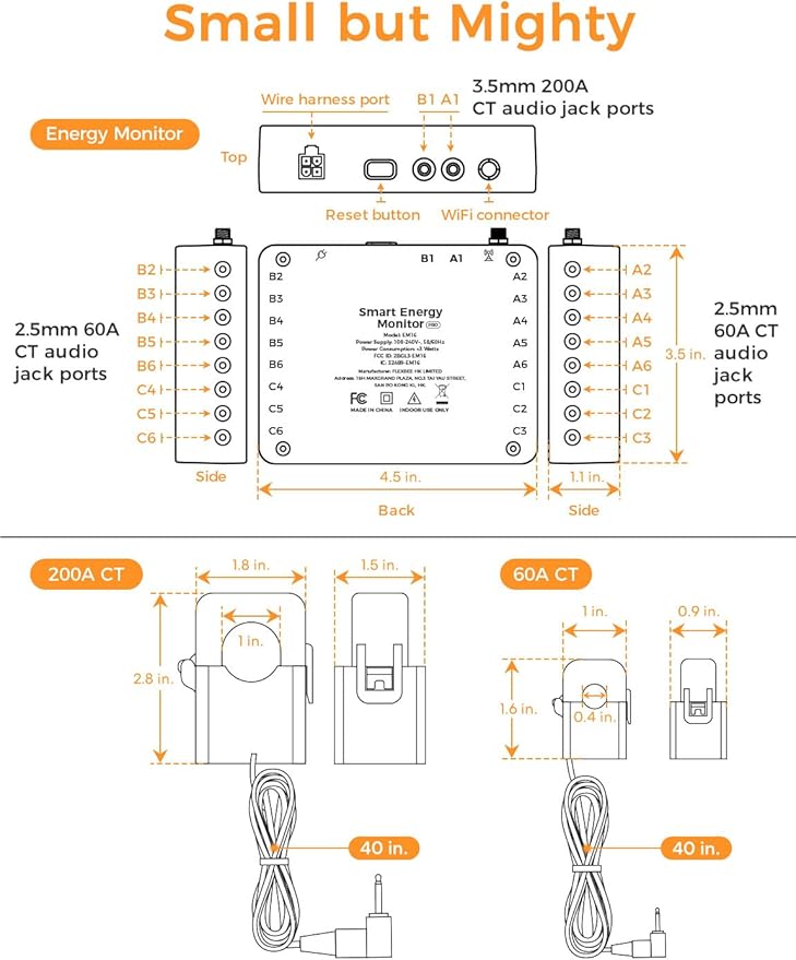 Refoss Smart Home Energy Monitor Real-Time Electricity Usage Monitor - Image 13