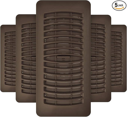 Imperial RG1441 Louvered Plastic Floor Register, 4x10 Inch, 5 Pack by Imperial