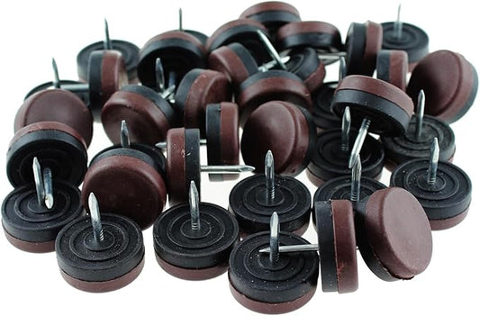 50PCS Round Heavy Duty Nylon Furniture Pads Chair Leg Floor Protectors Premium by SQXBK