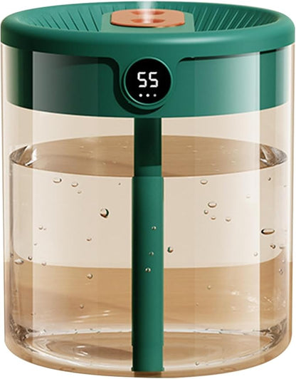 2L Humidifier, Double Nozzle Humidifier, Top Fill Cool Mist Humidifier by HUAOSN