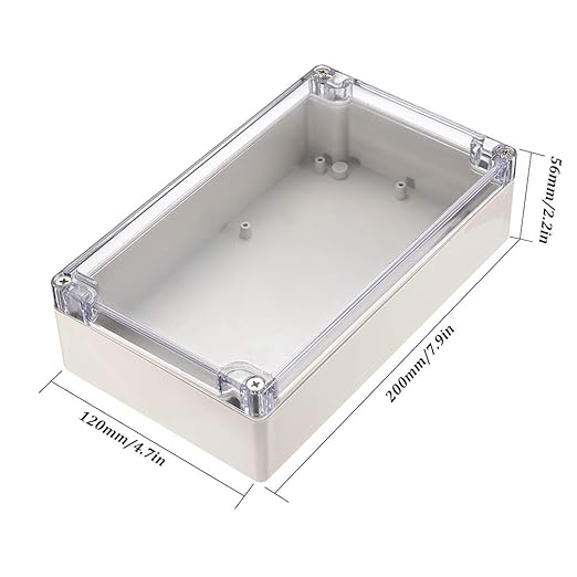 ABS Plastic Junction Box, Dustproof Waterproof IP65 Electrical Enclosure Box - Image 2