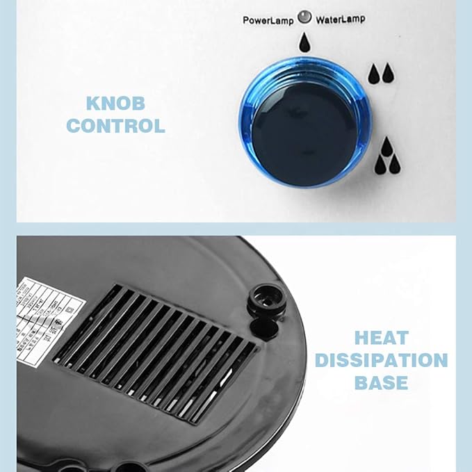 EKDJKK 4L Reptile Humidifier Fogger, Large Size High Pressure Silent Reptile - Image 4