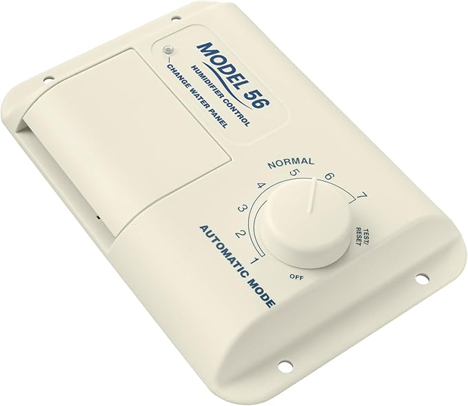 Almond-colored Model 56 Automatic Whole House Humidifier Control Humidistat - Image 4
