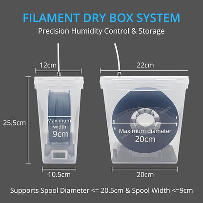 3D Printing Filament Storage Box, Dryer Box Continuous Filament Sealing and - Image 6