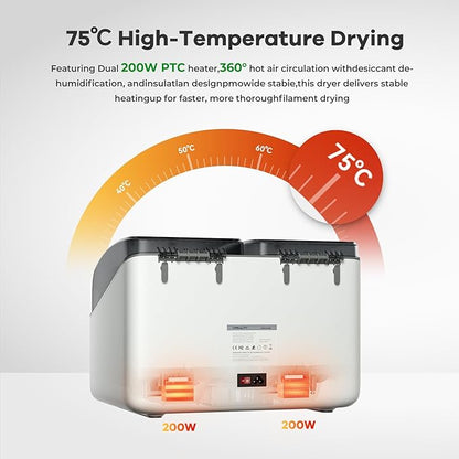 Creality Space Pi X4L Filament Dryer, 4 Spools 3D Printer Filament Dehydrator - Image 3