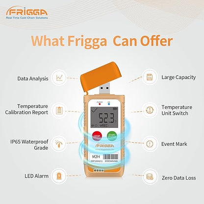 Frigga M2H 10 Pack Reusable Temperature Humidity Data Logger USB Digital - Image 5
