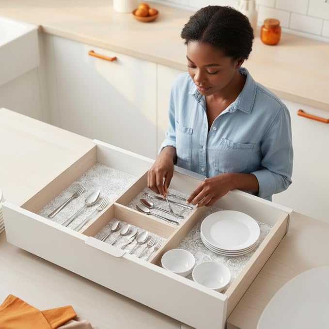 Coavas Extra Grip Thickened Shelf and Drawer Liner - Image 5