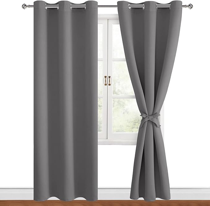 Hiasan Blackout Curtains for Bedroom, 38 x 84 Inches Long by Hiasan