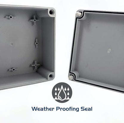 Co. 8" x 8" x 4" Weather & Dust Proof PS Plastic Junction Conduit Box, - Image 5