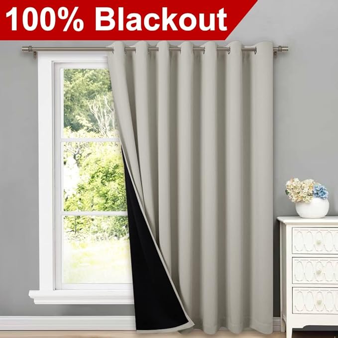 NICETOWN Natural Full Shading Wall Curtains - Image 2