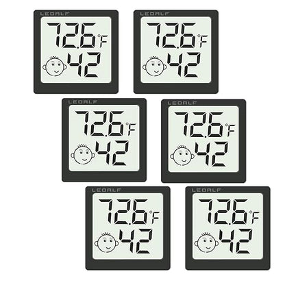 Mini Humidity Meter Hygrometer 6 Pack Room Thermometer Indoor Digital by Unknown