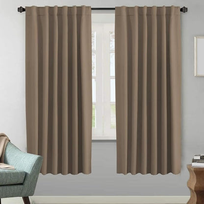 H.VERSAILTEX Blackout Curtains Thermal Insulated Window Treatment Panels Room by HVERSAILTEX