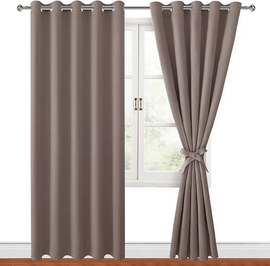 Hiasan Blackout Curtains for Bedroom, 60 x 84 Inches Long by Hiasan
