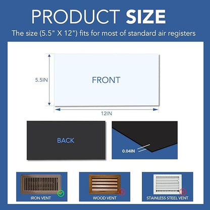 DIYMAG 4Pack Strong Magnetic Vent Covers, Magnets - Image 2