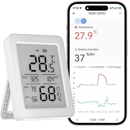 SONOFF AirGuard TH, Indoor Smart Zigbee Temperature and Humidity Sensor by SONOFF