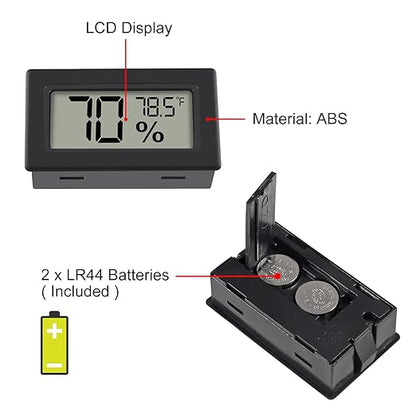 6 Pack Mini Hygrometer Indoor Humidity Meter Hygrometer Thermometers ，Humidity - Image 4