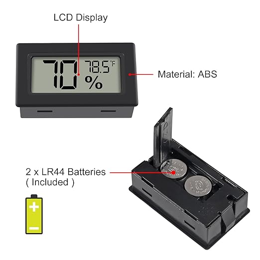 12 Pack Mini Hygrometer Indoor Humidity Meter Hygrometer Thermometers Humidity - Image 4