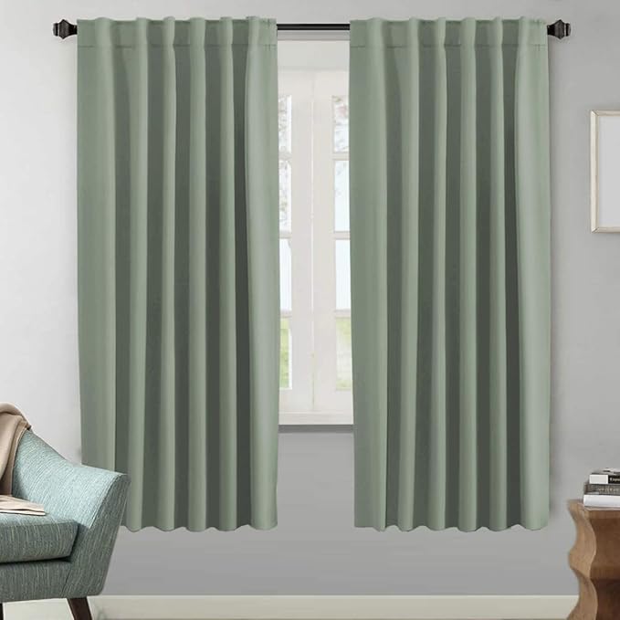 H.VERSAILTEX Blackout Curtains Thermal Insulated Window Treatment Panels Room by HVERSAILTEX