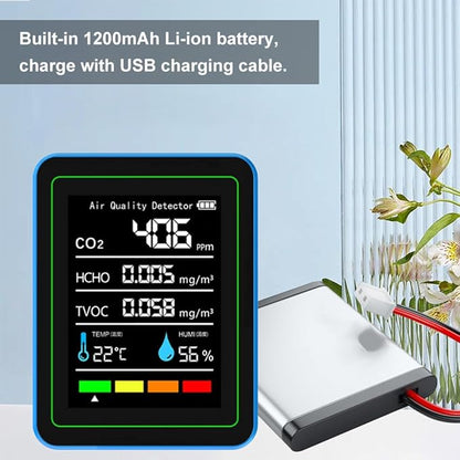 5-in-1 air Quality Monitor, Professional air Quality Detector - Image 6