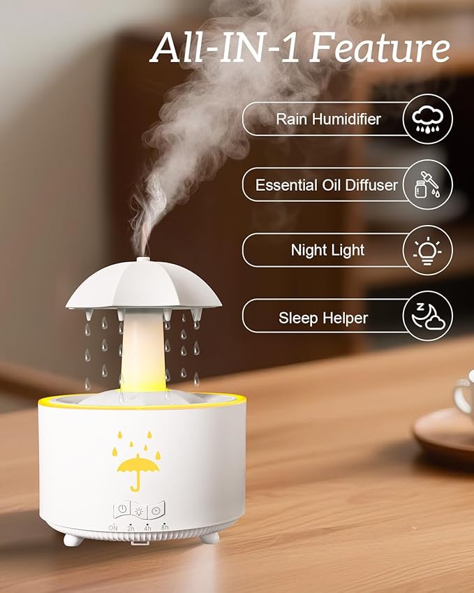Aesthetic 2-in-1 Humidifier Oil Diffuser - Image 4
