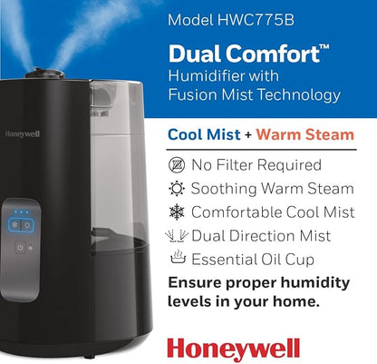 Honeywell Dual Comfort Cool + Warm Mist humidifier. Humidifier - Image 9