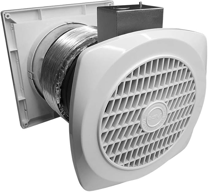 BV Ventilation Exhaust Fan for Home, Through-The-Wall Utility Fan, 70 CFM by BV