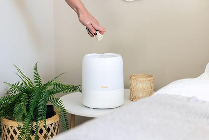 Crane Top Fill Mini Humidifier for Bedroom and Nursery 3-In-1 Essential Oil - Image 9
