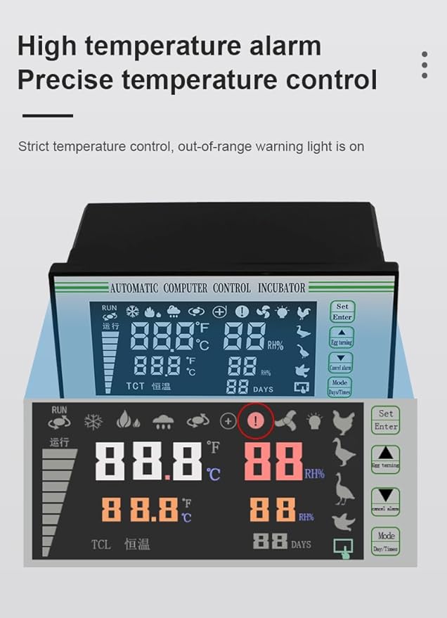 Fully Automatic XM-18S Incubator Controller Thermostat Temperature Humidity - Image 6
