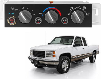 A/C Heater Control Panel with Rear Window Defogger by Unknown