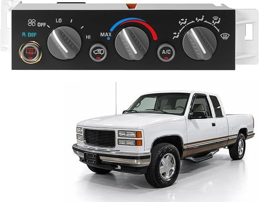 A/C Heater Control Panel with Rear Window Defogger by Unknown